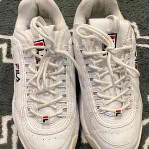 White Fila shoes size 5,5